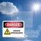 Signmission Sodium Hypochlorite Danger Sign, Plastic, 10in W x 7in L, 2PK OS-2PACK-DS-P-710-L-2042 - alternate 2